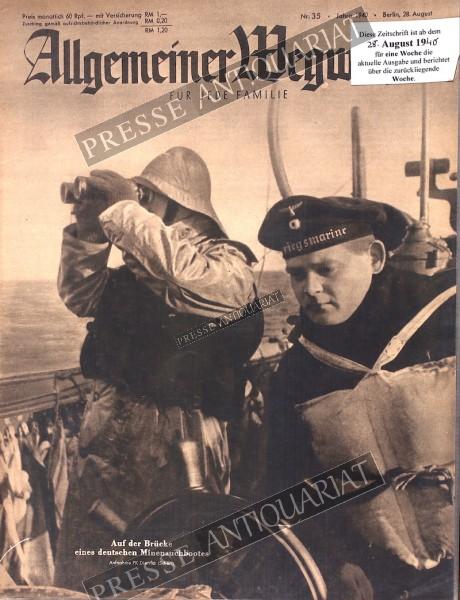 Allgemeiner Wegweiser, 28.08.1940 bis 03.09.1940