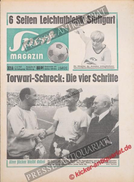 Sportmagazin Nr. 32A, 07.08.1967 bis 13.08.1967