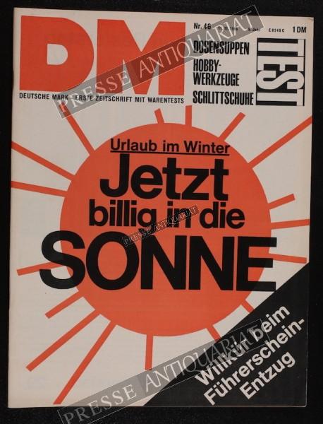 DM Die Deutsche Mark Zeitschrift mit dem Warentest, 11.11.1965 bis 17.11.1965