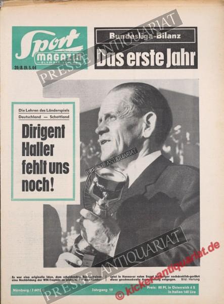 Sportmagazin Nr. 20A, 19.05.1964 bis 25.05.1964