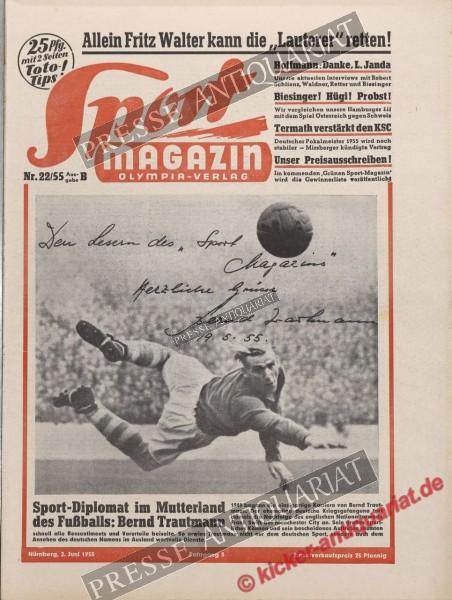 Sportmagazin Nr. 22B, 02.06.1955 bis 08.06.1955