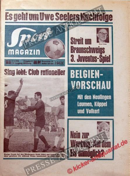 Sportmagazin Nr. 10A, 04.03.1968 bis 10.03.1968