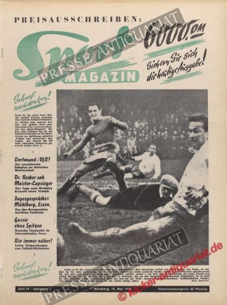 Sportmagazin Nr. 19, 10.05.1950 bis 16.05.1950