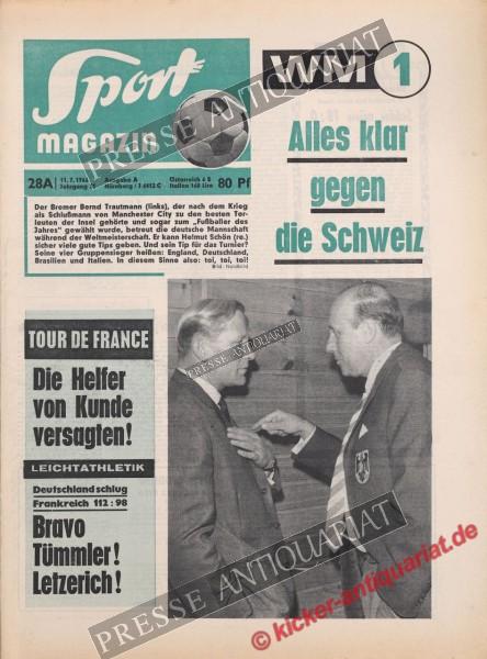 Sportmagazin Nr. 28A, 11.07.1966 bis 17.07.1966