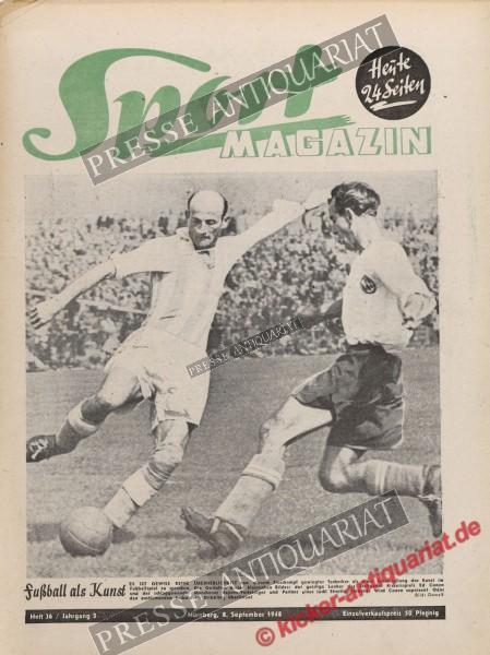 Sportmagazin Nr. 36, 08.09.1948 bis 14.09.1948