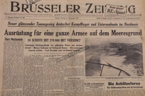 Brüsseler Zeitung, 21.09.1942