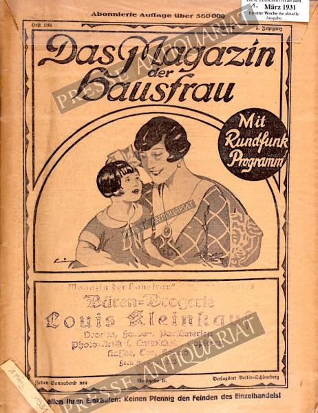Das Magazin der Hausfrau, 01.03.1931 bis 07.03.1931