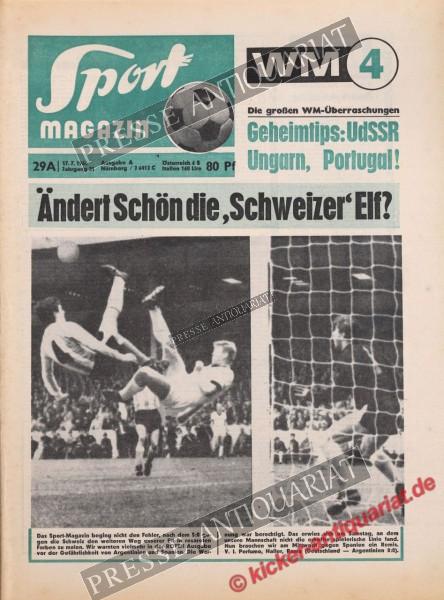 Sportmagazin Nr. 29A, 18.07.1966 bis 24.07.1966
