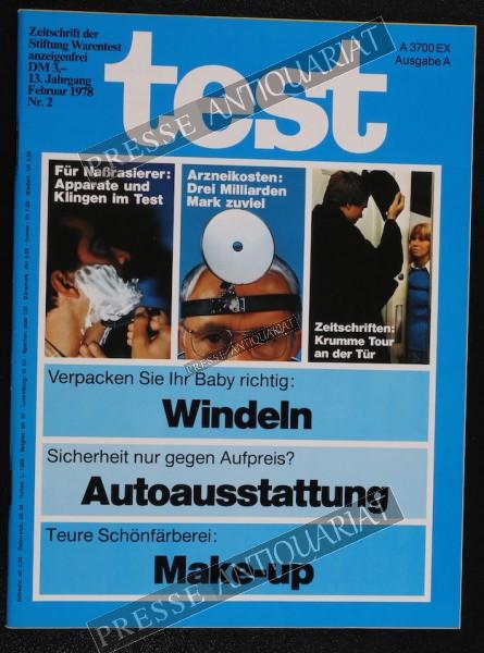 Test Zeitung der Stiftung Warentest, 01.02.1978 bis 28.02.1978
