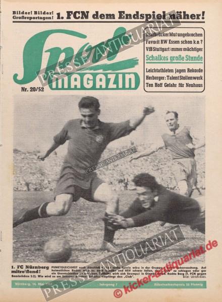 Sportmagazin Nr. 20A, 14.05.1952 bis 20.05.1952