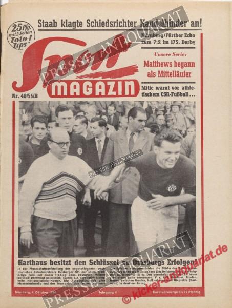 Sportmagazin Nr. 40B, 04.10.1956 bis 10.10.1956