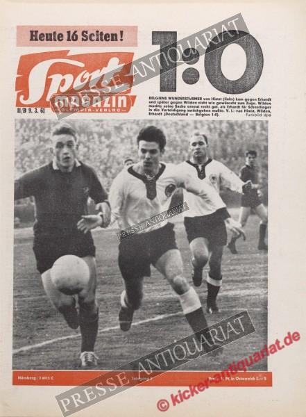 Sportmagazin Nr. 11B, 09.03.1961 bis 15.03.1961