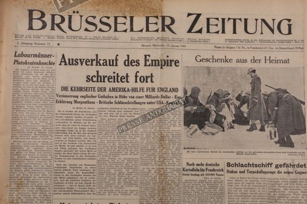 Brüsseler Zeitung, 15.01.1941