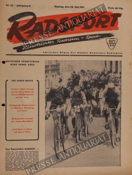 Radsport Illustrierte, 28.05.1951 bis 10.06.1951