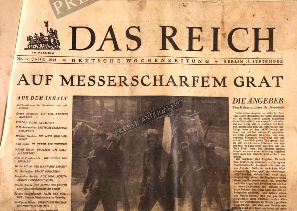 Das Reich, 14.09.1941 bis 20.09.1941