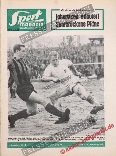 Sportmagazin Nr. 10A, 11.03.1963 bis 17.03.1963