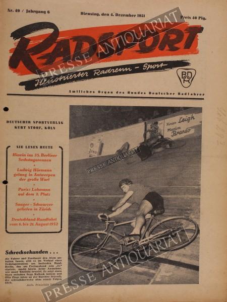 Radsport Illustrierte, 04.12.1951 bis 17.12.1951