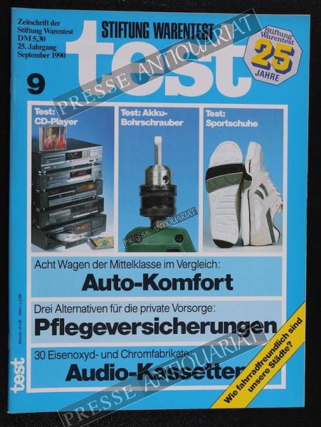 Test Zeitung der Stiftung Warentest, 01.09.1990 bis 30.09.1990