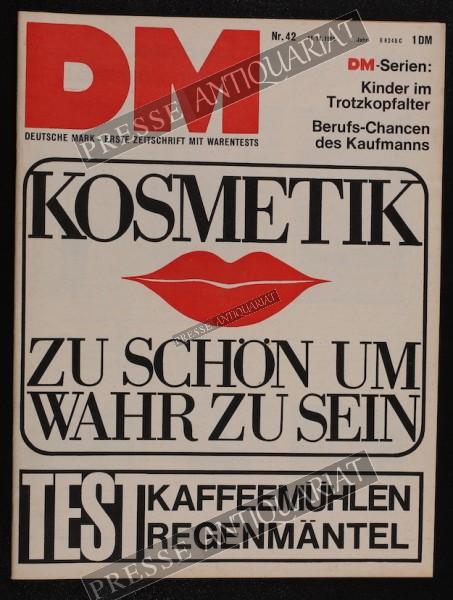 DM Die Deutsche Mark Zeitschrift mit dem Warentest, 14.10.1965 bis 20.10.1965