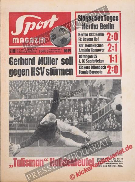 Sportmagazin Nr. 21B, 25.05.1967 bis 31.05.1967