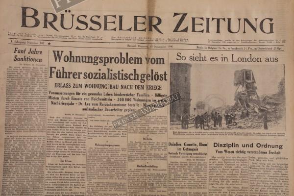 Brüsseler Zeitung, 19.11.1940