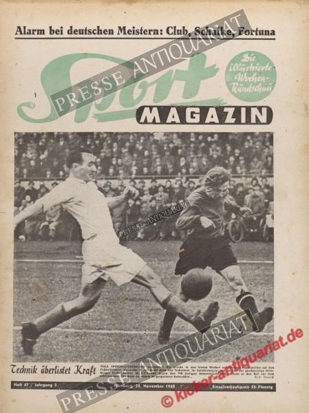 Sportmagazin Nr. 47, 24.11.1948 bis 30.11.1948