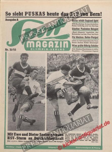 Sportmagazin Nr. 31A, 01.08.1955 bis 07.08.1955