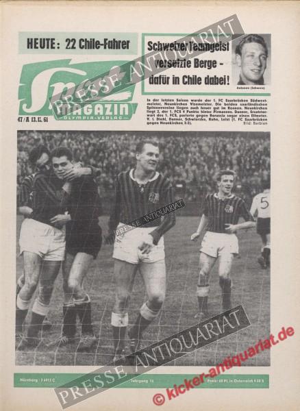 Sportmagazin Nr. 47A, 13.11.1961 bis 19.11.1961