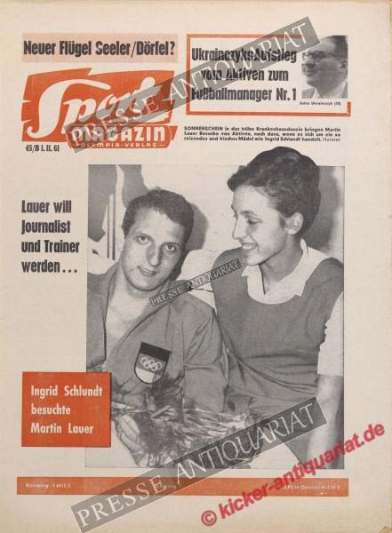 Sportmagazin Nr. 45B, 01.11.1961 bis 07.11.1961