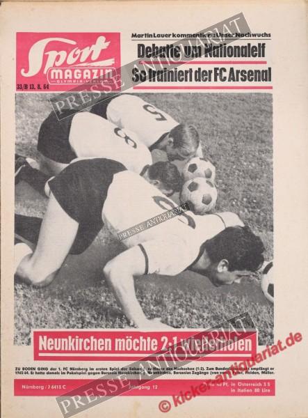 Sportmagazin Nr. 33B, 13.08.1964 bis 19.08.1964