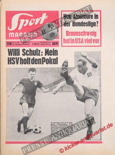 Sportmagazin Nr. 23B, 08.06.1967 bis 14.06.1967