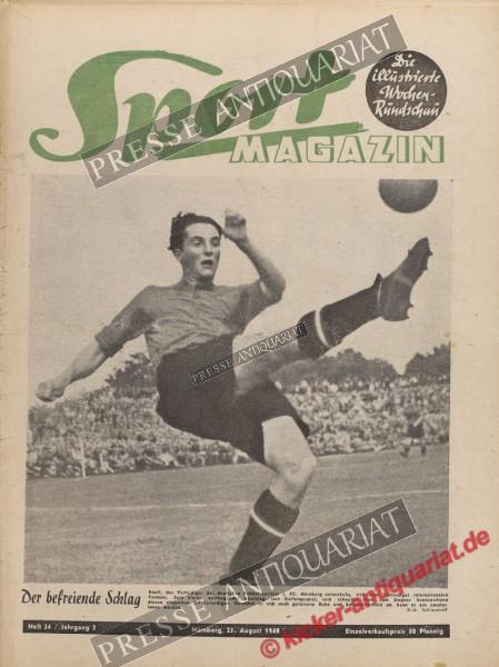Sportmagazin Nr. 34, 25.08.1948 bis 31.08.1948
