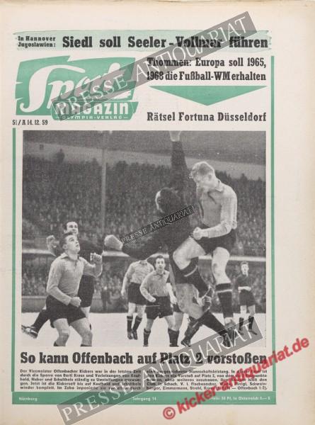 Sportmagazin Nr. 50A, 14.12.1959 bis 20.12.1959