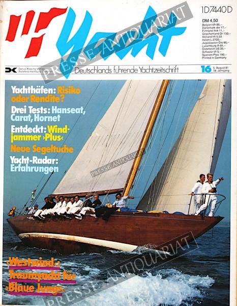 Yacht Zeitschrift, 05.08.1981 bis 04.09.1981
