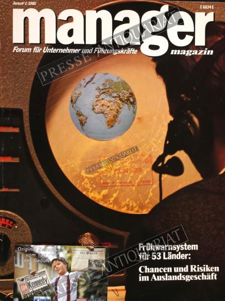 Manager Magazin, 01.01.1981 bis 31.01.1981