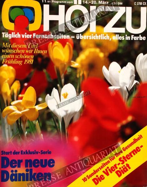 Hörzu Rundfunkzeitung, 14.03.1981 bis 20.03.1981
