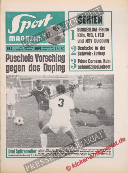 Sportmagazin Nr. 29A, 17.07.1967 bis 23.07.1967