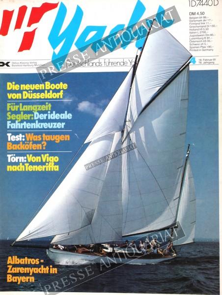 Yacht Zeitschrift, 18.02.1981 bis 17.03.1981