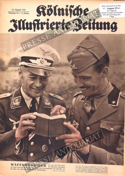 Kölnische Illustrierte Zeitung, 22.08.1940 bis 28.08.1940