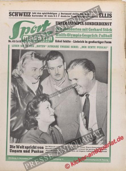Sportmagazin Nr. 45A, 05.11.1956 bis 11.11.1956