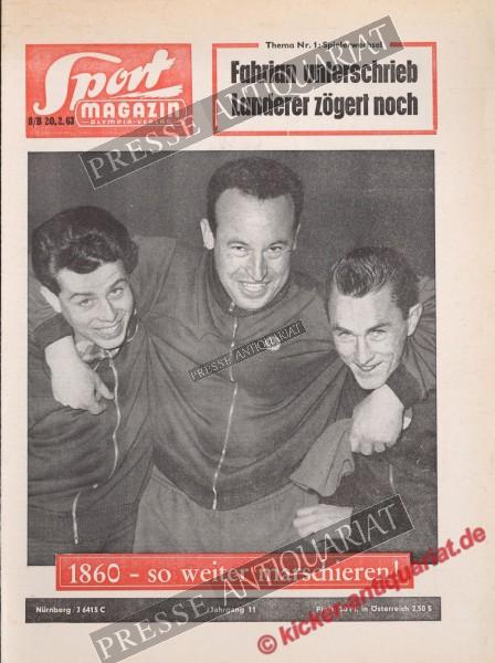 Sportmagazin Nr. 8B, 20.02.1963 bis 26.02.1963