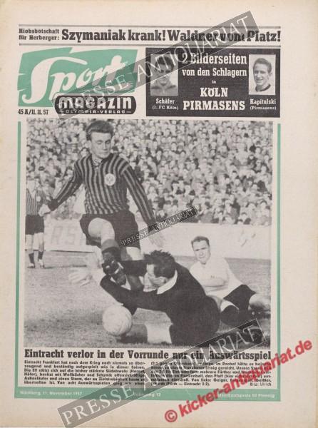 Sportmagazin Nr. 45A, 11.11.1957 bis 17.11.1957