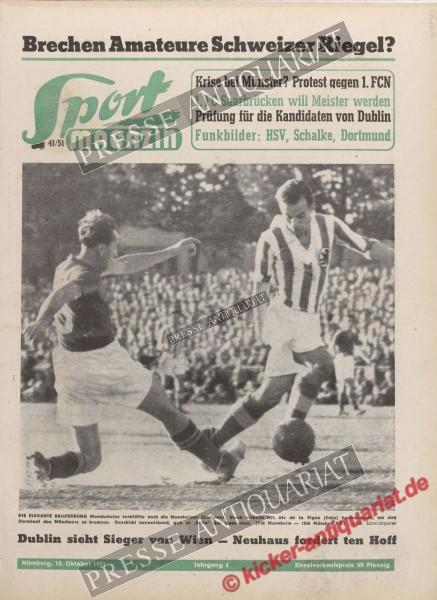 Sportmagazin Nr. 41, 10.10.1951 bis 16.10.1951