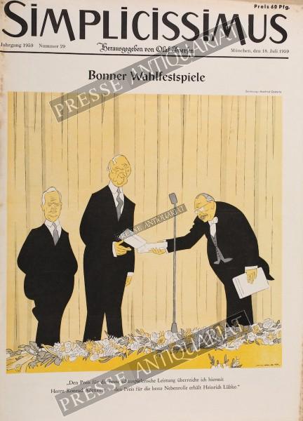 Simplicissimus, 18.07.1959 bis 24.07.1959