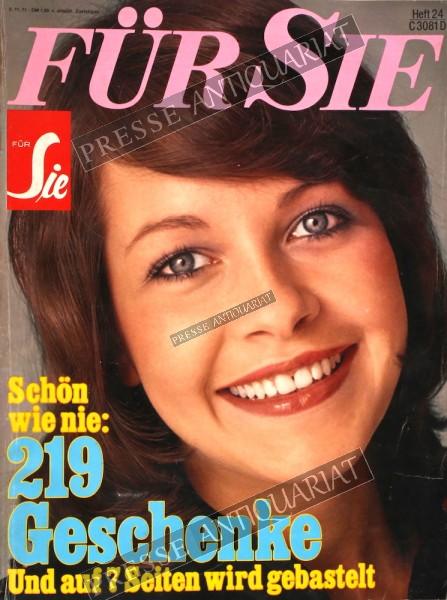 Für Sie, 05.11.1971 bis 18.11.1971