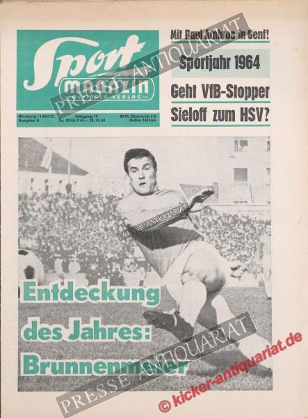 Sportmagazin Nr. 52A, 28.12.1964 bis 03.01.1965