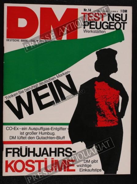 DM Die Deutsche Mark Zeitschrift mit dem Warentest, 01.04.1965 bis 07.04.1965