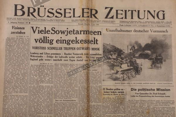 Brüsseler Zeitung, 01.07.1941