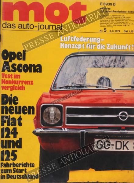 Mot Auto Journal, 06.03.1971 bis 19.03.1971