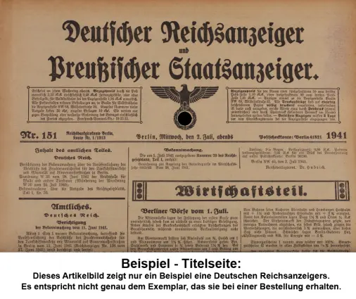 Deutscher Reichsanzeiger, 18.08.1942